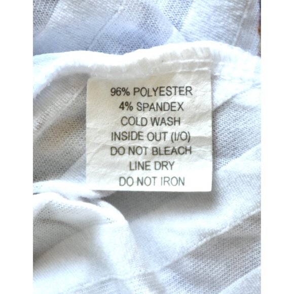 CURRENT/ELLIOTT RUFFLED BOAT NECK 3/4 SLEEVE PEACOCK PRINT MULTI BLOUSE. SIZE S - Picture 8 of 8